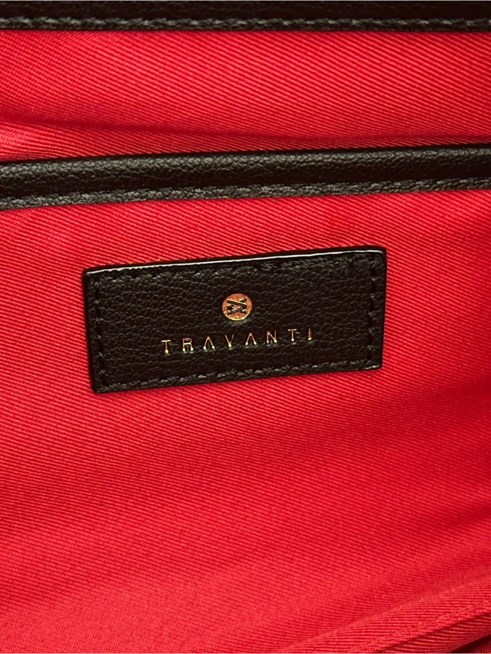 Travanti Nylon and Leather Work/Carry-on Bag